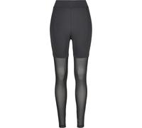 Urban Classics Transparent Tech Leggings Black 5XL Women