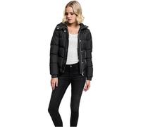 Urban Classics Women's Hooded Puffer Jacket, Black (Black 7), S