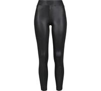 Urban Classics Women's Imitation Leather Leggings – Slim – Black XXL