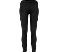 Urban Classics Women's Imitation Suede Leggings, Black (Black 7), 26W x 31L
