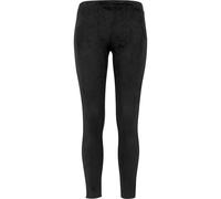 Urban Classics Women's Imitation Suede Leggings, Black (Black 7), 26W x 31L