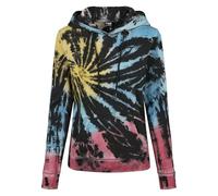 Urban Classics Women's Kapuzenpullover Ladies Tie Dye Hoody Hooded sweatshirt, Summer Olive, S UK