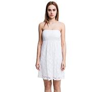 Urban Classics Women's lace Dress, White, S
