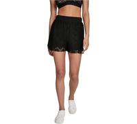 Urban Classics Women's Laces Shorts, Black, L Große Größen Lang