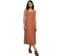 Urban Classics Women's Ladies 7/8 Length Valance Summer Dress, Terracotta, XS