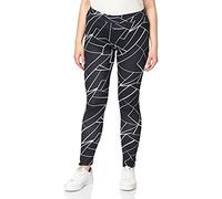Urban Classics Women's Ladies AOP Leggings, Geometric Black, L