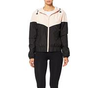 Urban Classics Women's Ladies Arrow Windbreaker Wind Jacket, Light Pink/Black, M