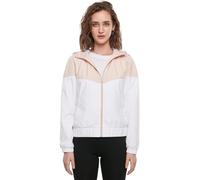 Urban Classics Women's Ladies Arrow Windbreaker Wind Jacket, Light Pink/White, XS