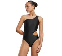 Urban Classics Women's Ladies Asymmetric Cut Out Swimming Suit Bikini, Black, XS