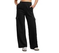 Urban Classics Baggy Light Terry Sweat Pants Black XS Women