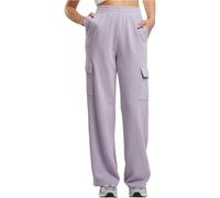 Urban Classics Women's Ladies Baggy Light Terry Sweat Pants Pants, Dustylilac,
