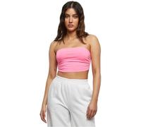 Urban Classics Women's Ladies Bandeau Top, Pink (Neon Pink 00355), S