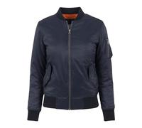 Urban Classics Women's Ladies Basic Bomber Jacket, Blue - Blau (Navy 155), XS UK