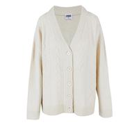 Urban Classics Women's Ladies Cabel Knit Cardigan Sweater, Sand, XL