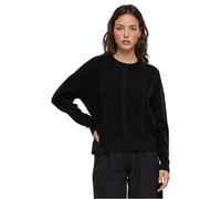 Urban Classics Women's Ladies Cabel Knit Sweater Sweatshirt, Black, M