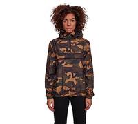 Urban Classics Women's Ladies Camo Pull Over Jacket, Woodcamo, XS