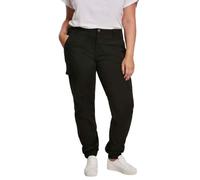 Urban Classics Ladies High Waist Cargo Pants Cargo Trousers black W26L32