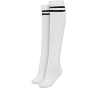Urban Classics Women's Ladies College Socks Knee-High, Mehrfarbig (wht/blk 224), 4/5