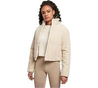 Urban Classics Women's Ladies Corduroy Puffer Jacket, whitesand, 5XL
