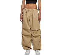 Urban Classics Women's Ladies Cotton Parachute Pants, Wetsand, XXL