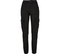 Urban Classics Cotton Twill Utility Pants Black 32 Women