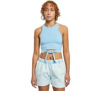 Urban Classics Women's Ladies Cropped Knot Top Cami Shirt