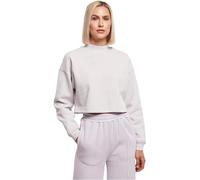 Urban Classics Women's Ladies Cropped Oversized Sweat High Neck Crew Sweatshirt, softlilac, XL