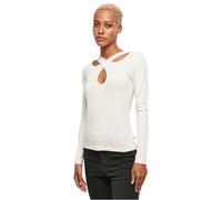 Women's long sleeve T-shirt Urban Classics Crossed Cut Out GT Blanc 2XL