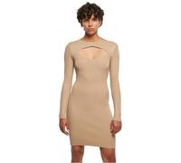 Urban Classics Women's Ladies Cut Out Dress Casual, Union Beige, XS