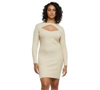 Urban Classics Women's Ladies Cut Out Dress, Sand, XS