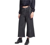 Urban Classics Women's Ladies Denim Culotte Pants, Black (Black Washed 00709), S