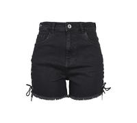 Urban Classics Women's Ladies Denim Lace Up Skirt Skirt (Pack of 1)