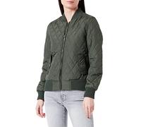 Urban Classics Diamond Nylon Jacket Green XS Women