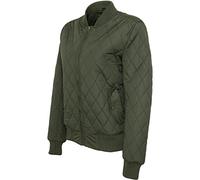 Women's Urban Classic diamond nylon parka Green M