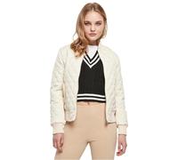 Urban Classics Women's Jacket – Diamond Quilt Nylon – Whitesand L