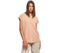 Urban Classics Women's Ladies Extended Shoulder Tee T-Shirt, Amber, Large