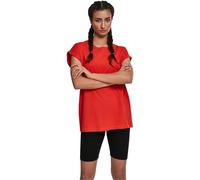 Urban Classics Women's Ladies Extended Shoulder Tee T-Shirt, bloodorange, 4XL