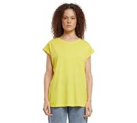 Urban Classics Women's Ladies Extended Shoulder Tee T-Shirt, brightyellow, 4XL
