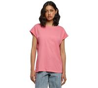 Urban Classics Women's Ladies Extended Shoulder Tee T-Shirt, pinkgrapefruit, M