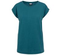 Urban Classics Women's Ladies Extended Shoulder Tee T-Shirt, Teal, 5XL