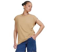 Urban Classics Women's Ladies Extended Shoulder Tee T Shirt, Union Beige, L UK