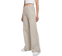 Urban Classics Women's Ladies Heavy Terry Garment Dye Slit Pants