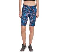 Urban Classics Women's Ladies High Waist Camo Tech Cycle Shorts Yoga