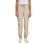 Urban Classics Women's Ladies High Waist Cargo Jogging Pants Trouser, Betonfarben, XS UK