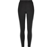 Urban Classics Women's Ladies High Waist Reflective Leggins Leggings, Black (Black 00007), 12 (Size: Medium)