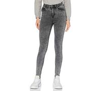 Urban Classics Women's Women's High Waist Skinny Jeans, Black Heavy Acid Washed, 28W 32L UK