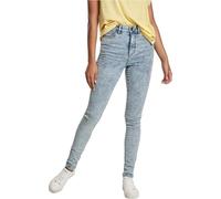 Urban Classics Women's Ladies High Waist Skinny Jeans-Hose Dress Pants, Light SkyBlue Acid Washed, 29/32