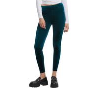 Urban Classics Women's Ladies High Waist Velvet Leggings, Teal, XXL