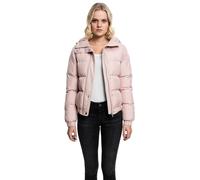 Urban Classics Women's Ladies Hooded Puffer Jacket, Pink (Lightrose 823), M