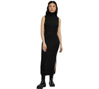 Urban Classics Women's Ladies Knitted Eco Viscose Turtleneck Dress Dress, Black,